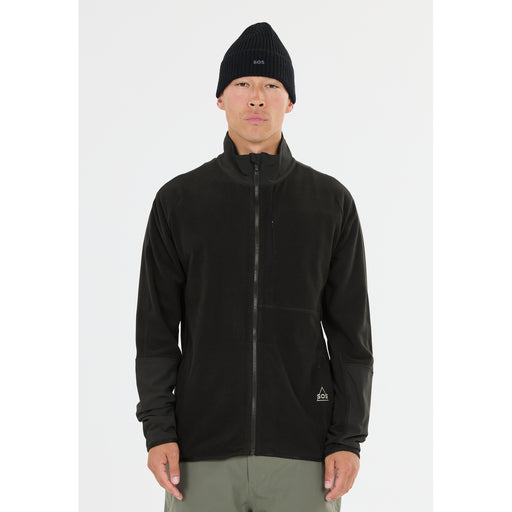 SOS Bromo M Ultralight Full Zip Fleece Fleece 1001 Black