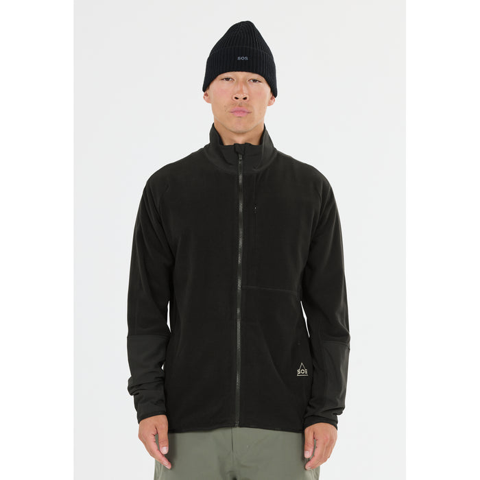 SOS Bromo M Ultralight Full Zip Fleece Fleece 1001 Black