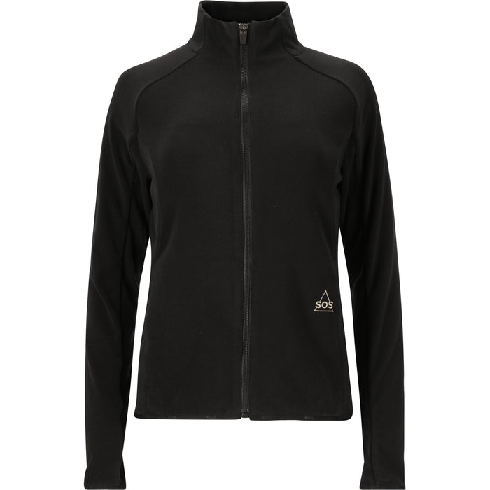 SOS Bromo W Ultralight Full Zip Fleece Fleece 1001 Black