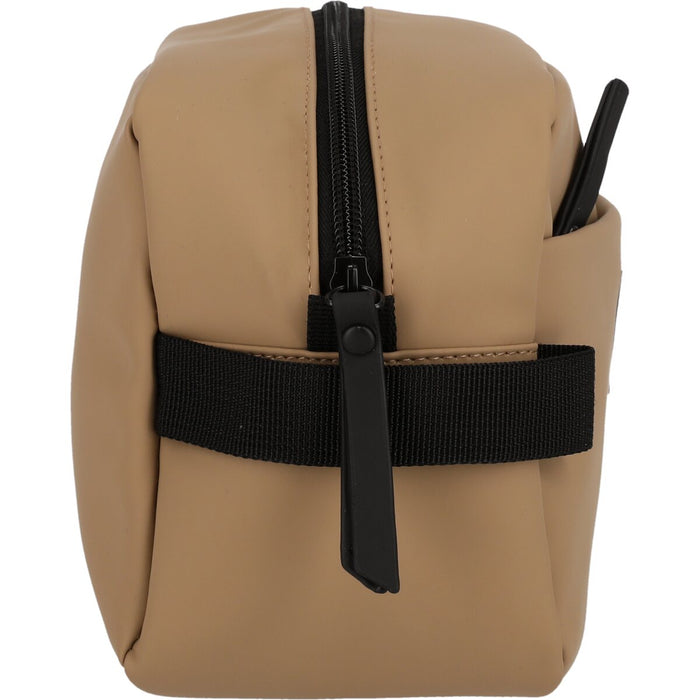 WEATHER REPORT Bronze PU Toilet Bag Bags