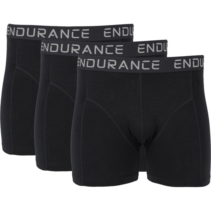 ENDURANCE Burke M Boxershorts 3-Pack Underwear 1001A BlackA