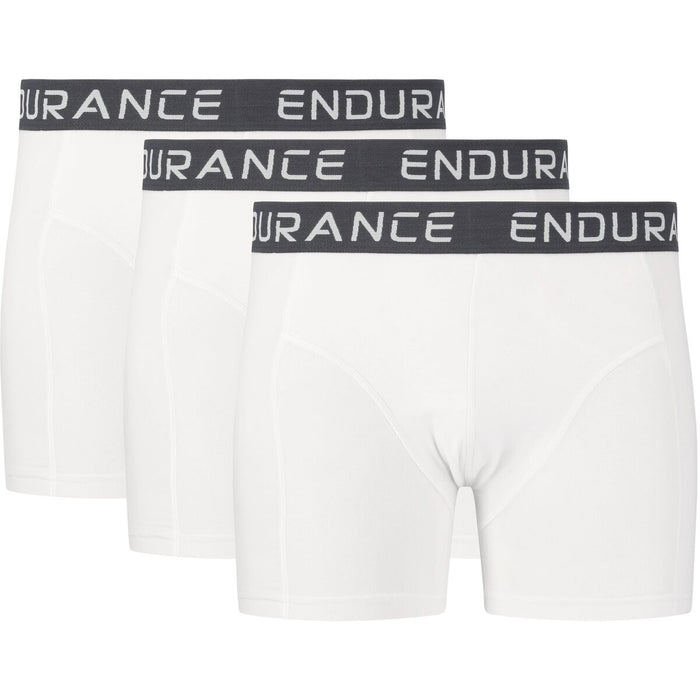 ENDURANCE Burke M Boxershorts 3-Pack Underwear 1002 White