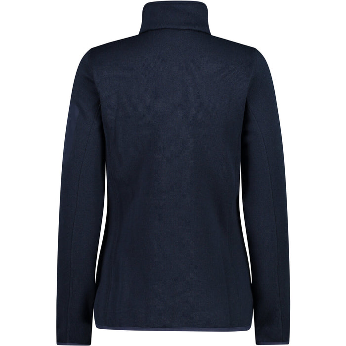 CMP CMP W Knit Fleece Jacket Fleece 11NM B.Blue-Cristall Blue