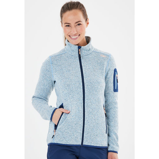 CMP CMP W Knit Fleece Jacket Fleece 15LN Cielo-Blue