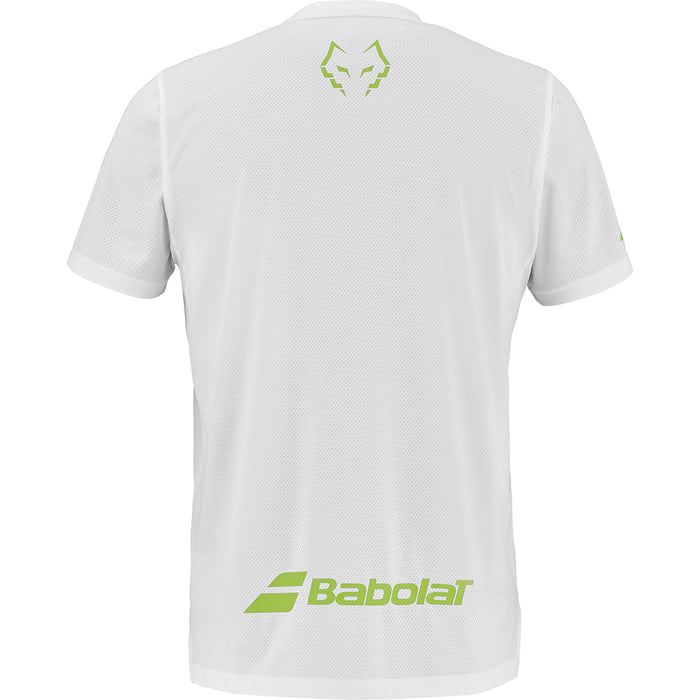 BABOLAT CREW NECK TEE J. LEBRON T-shirt 1000 White/White
