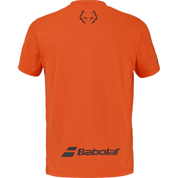 BABOLAT CREW NECK TEE J. LEBRON T-shirt 6023 Red Orange