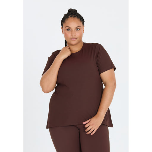 Q SPORTSWEAR Camali W S/S Tee T-shirt 4241 Fudge