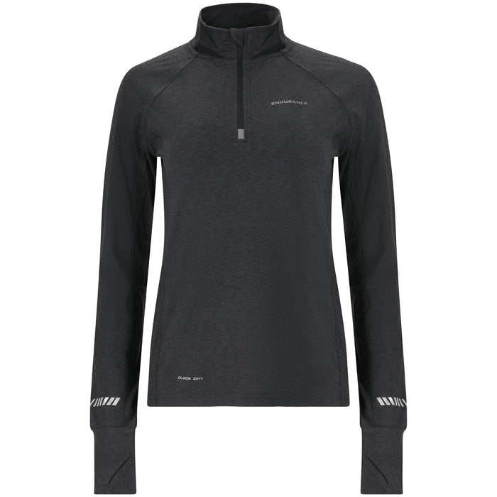 ENDURANCE Canna V2.0 W Melange Midlayer Midlayer 1111 Black Melange