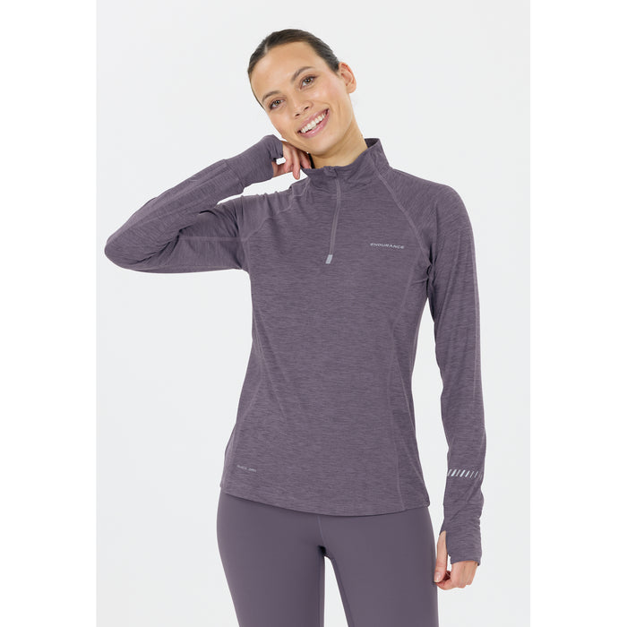 ENDURANCE Canna V2.0 W Melange Midlayer Midlayer 4371 Graystone