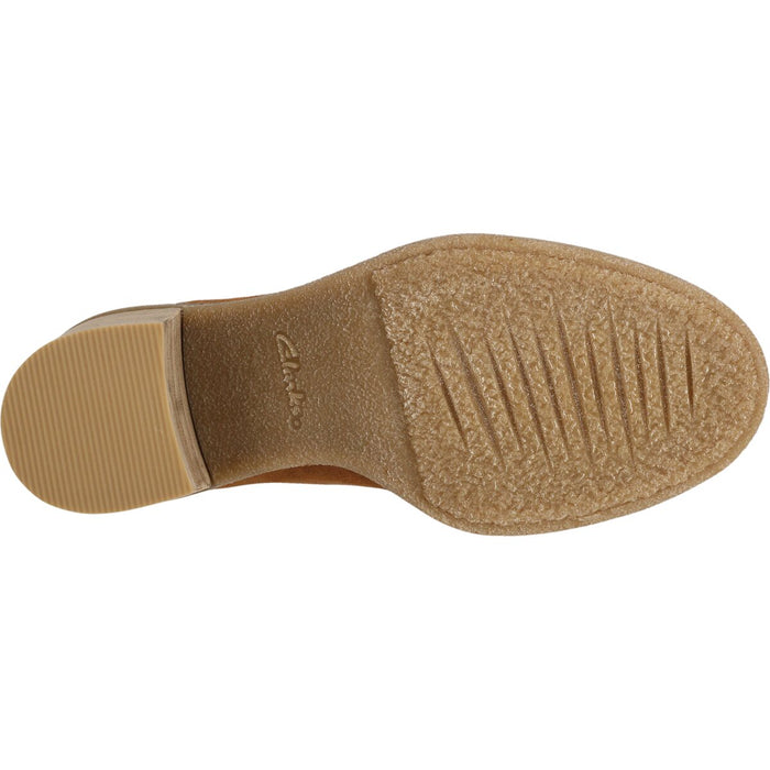 CLARKS PREMIUM Cassiano Top D Shoes 5255 Mid Tan Sde