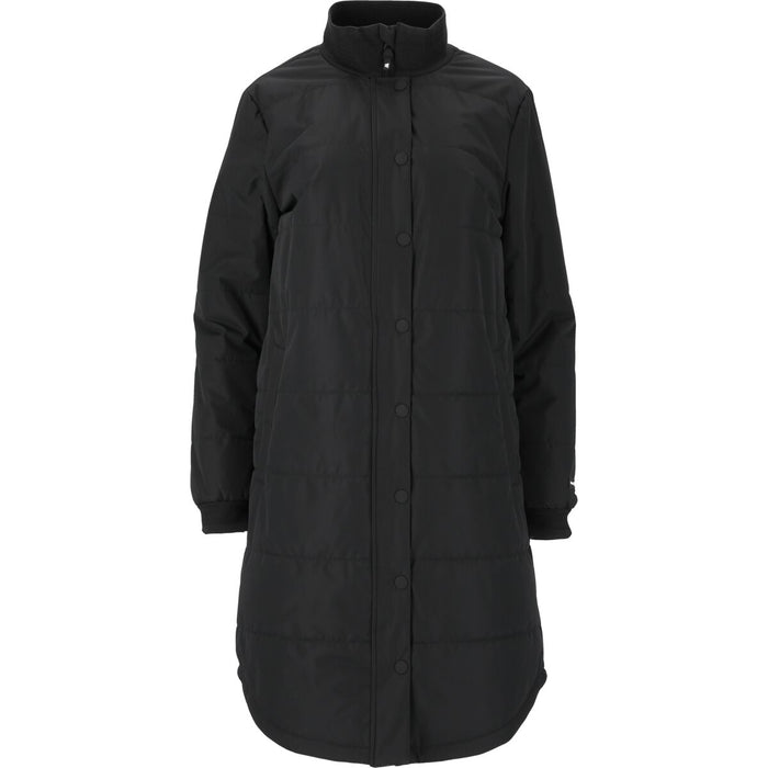 WEATHER REPORT Cassidy W Long Puffer Jacket Jacket 1001 Black