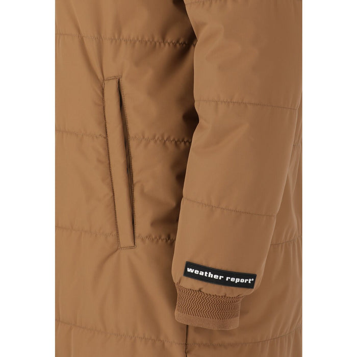 WEATHER REPORT Cassidy W Long Puffer Jacket Jacket 1075 Toasted coconut