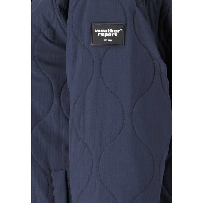 WEATHER REPORT Catinka W Quilted Anorak Jacket 2048 Navy Blazer