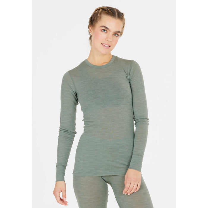 WHISTLER Cerro W Merino Wool Baselayer Top Baselayer 3173 Lily Pad