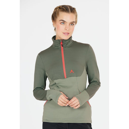 WHISTLER Cloudmont W Half Zip Midlayer Midlayer 3173 Lily Pad