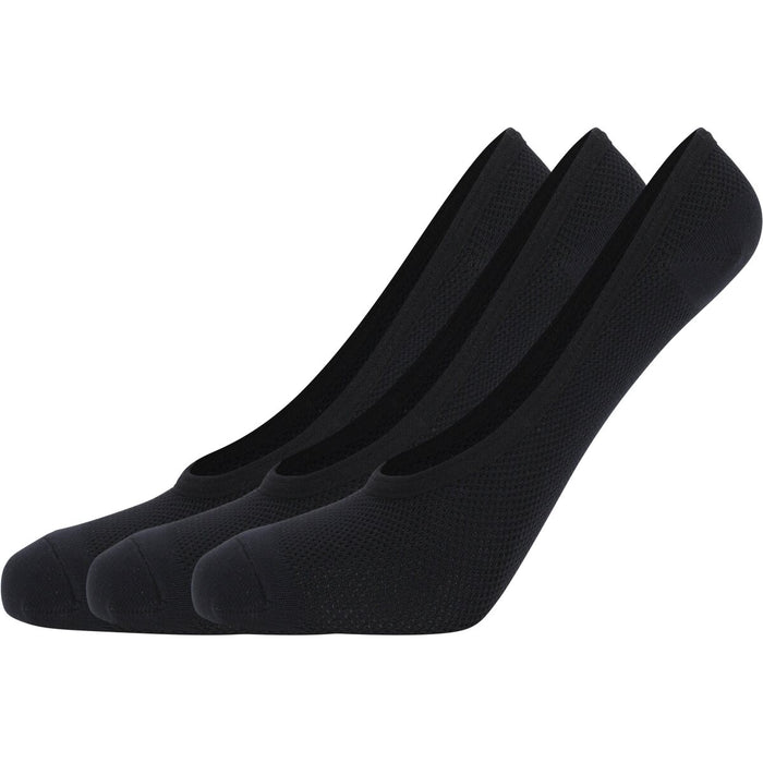 ENDURANCE Coter Quick Dry Sneaker Socks 3-Pack Socks 1001 Black
