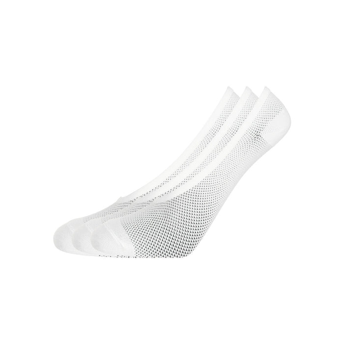 ENDURANCE Coter Quick Dry Sneaker Socks 3-Pack Socks 1002 White