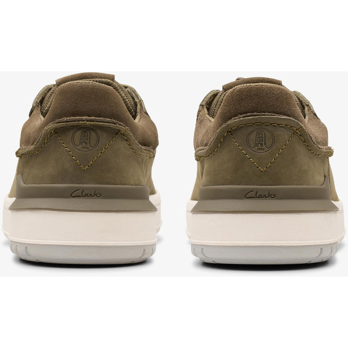 CLARKS PREMIUM Courtlite2 Run G Shoes 5349 Olive Nubuck