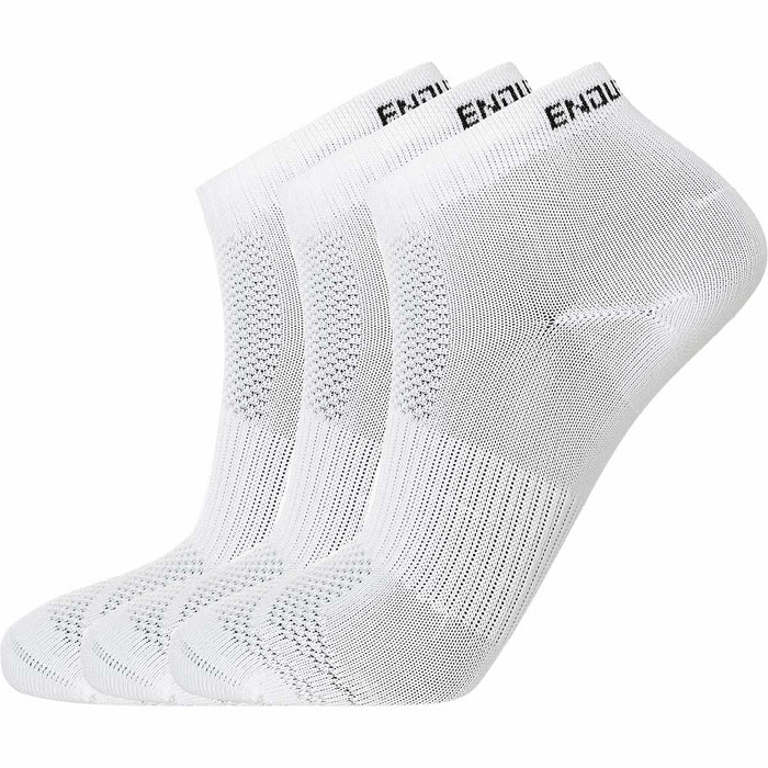 ENDURANCE Dartmy Low Cut Tactel Performance Socks 3-Pack Socks 1002 White
