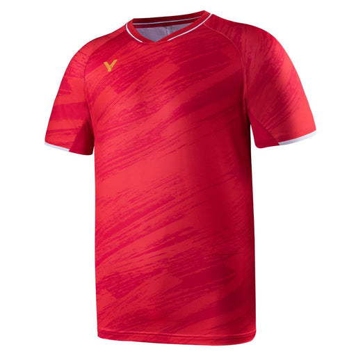 VICTOR Denmark Team Mens T-shirt 2022 T-shirt 4999D Red (D)