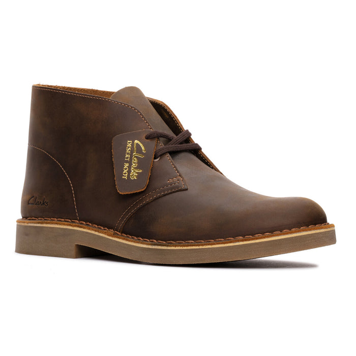 CLARKS PREMIUM Desert Bt Evo G Boots 1212 Beeswax Leather