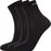 ENDURANCE Dingwall Quarter Tactel Performance Socks 3-Pack Socks 1001 Black