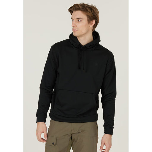 NORTH BEND Duval M Power Stretch Logo Hoody Sweatshirt 1001 Black