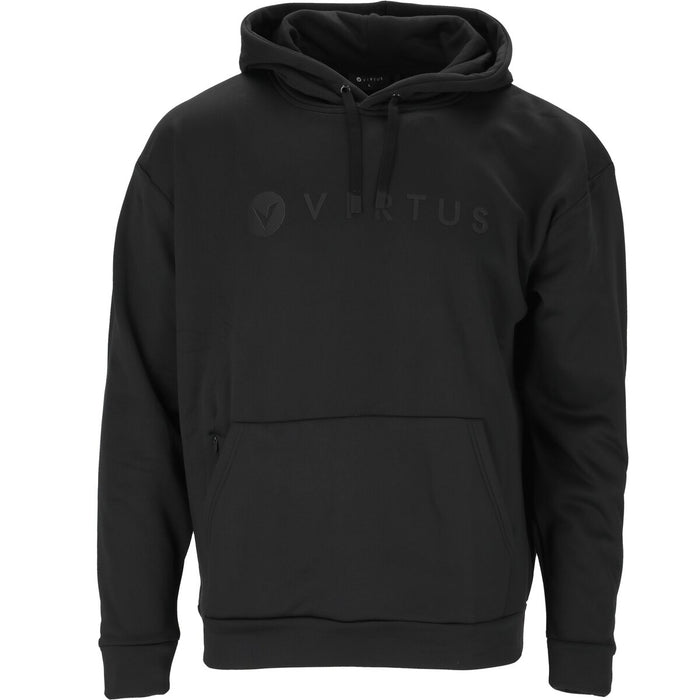VIRTUS! Duvall M Power Stretch Logo Hoody Sweatshirt 1001 Black