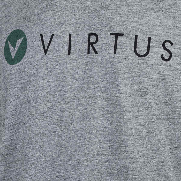 VIRTUS! Edwardo M S/S Logo Tee T-shirt 1038G Mid Grey Mel.