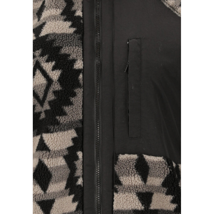 WHISTLER Ellison W Printed Teddy Fleece Jacket Fleece 1051 Asphalt