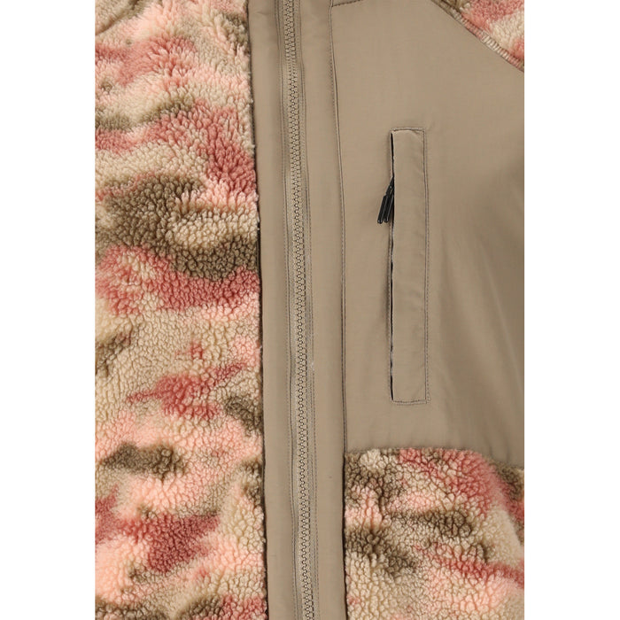 WHISTLER Ellison W Printed Teddy Fleece Jacket Fleece 1109 Burlwood