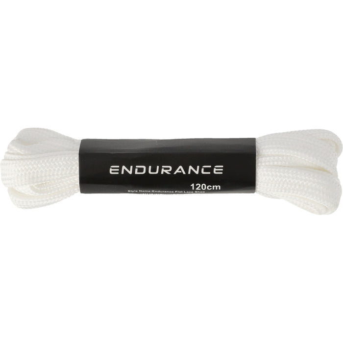 ENDURANCE Endurance Flat Lace Shoe 120 cm Accessories 1002 White