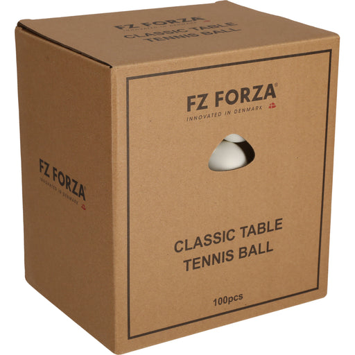 FZ FORZA FZ Classic TT ball - 100 pcs. box Table Tennis 1002 White