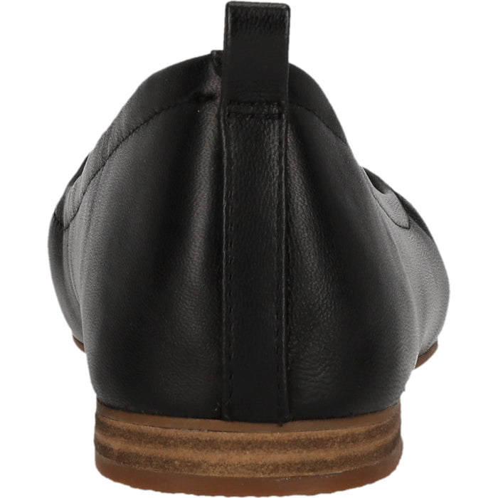 CLARKS PREMIUM Fawna Soft D Shoes 1216 Black Leather