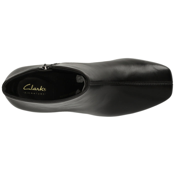 CLARKS PREMIUM Fernie Zip D Boots 1216 Black Leather