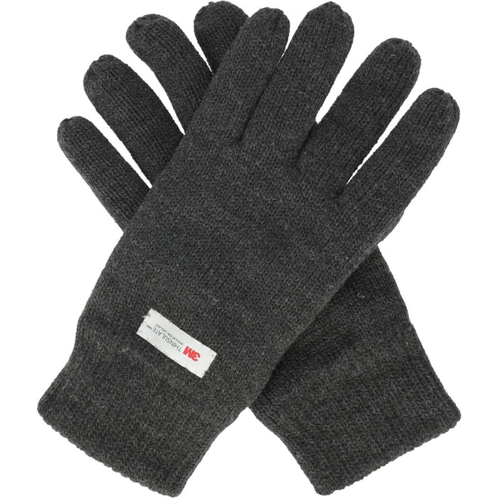 NORTH BEND Fire Thinsulate Knit Glove Gloves 1011 Dark Grey Melange