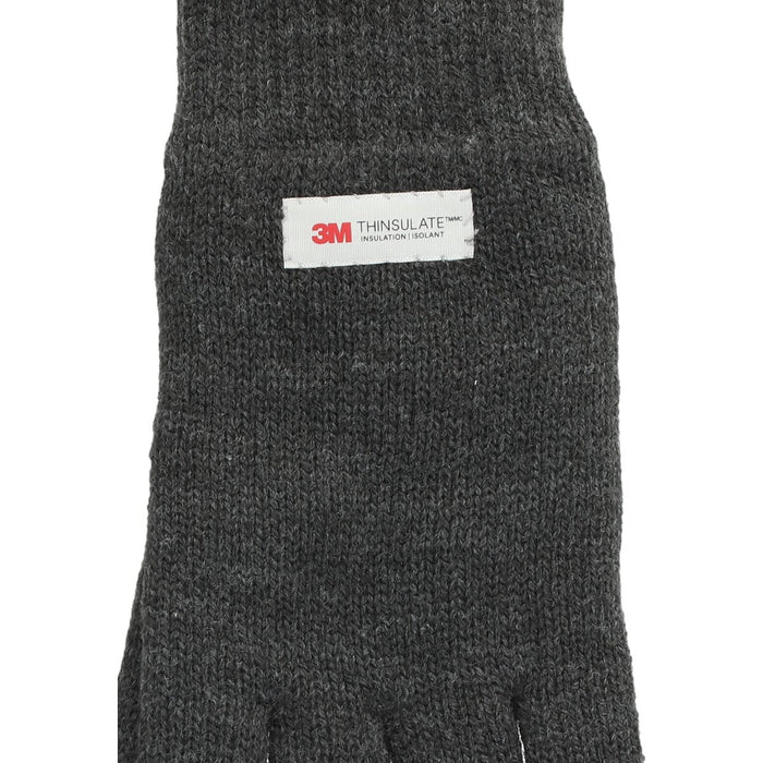 NORTH BEND Fire Thinsulate Knit Glove Gloves 1011 Dark Grey Melange