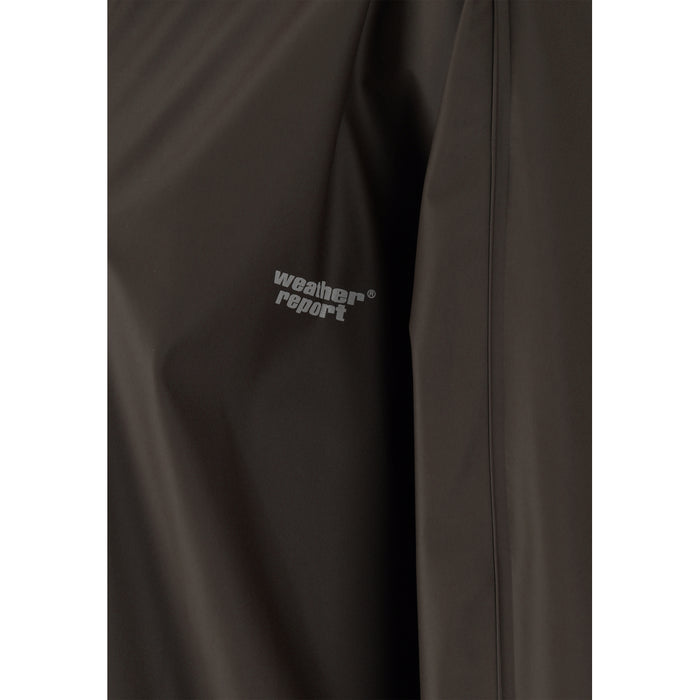 WEATHER REPORT Flame W PU Rain Poncho W-PRO 5000 Jacket 1283 Espresso