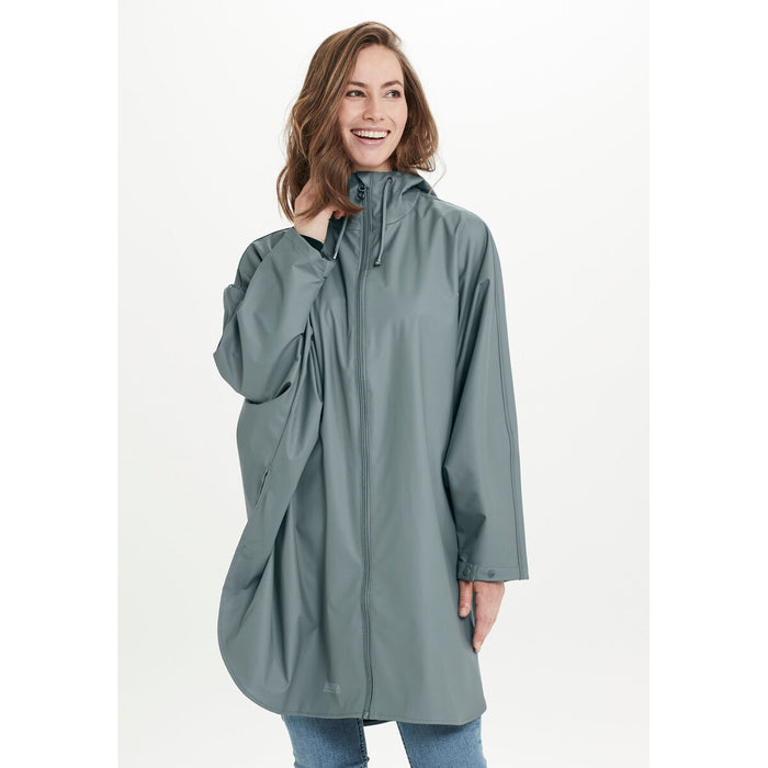 WEATHER REPORT Flame W PU Rain Poncho W-PRO 5000 Jacket 3056 Agave Green