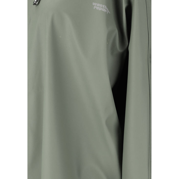 WEATHER REPORT Flame W PU Rain Poncho W-PRO 5000 Jacket 3056 Agave Green