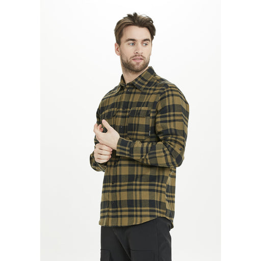 WHISTLER Flannel M Checked Shirt Shirt 3123 Dark Olive