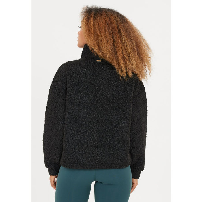 ATHLECIA Florrie W Sherpa Half zip Sweatshirt 1001 Black