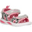 ZIGZAG Flouer Kids Sandal W/lights Sandal 4319 Silver Pink