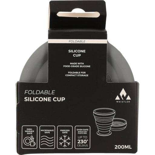 WHISTLER Foldable Silicone Cup 200ml Accessories 2003 Methyl Blue