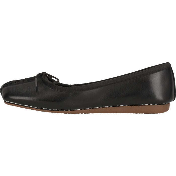 CLARKS PREMIUM Freckle Ice D Shoes 1216 Black Leather