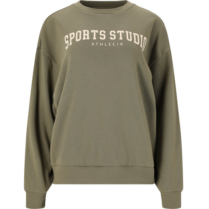 ATHLECIA Giannis W Crew Neck Sweatshirt 3211 Smokey Olive