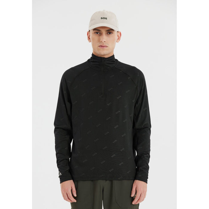 SOS Gotska M Midlayer Half Zip V1 Midlayer 1001 Black