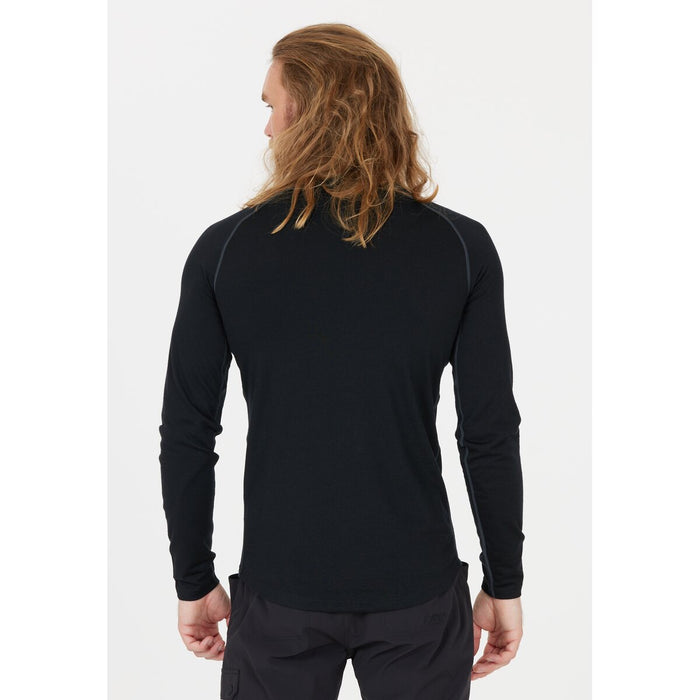 NORTH BEND Griffin M LS Wool Tee T-shirt 1001 Black