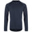 NORTH BEND Griffin M LS Wool Tee T-shirt 2048 Navy Blazer