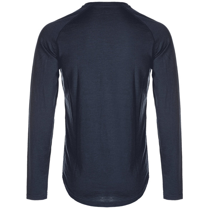 NORTH BEND Griffin M LS Wool Tee T-shirt 2048 Navy Blazer
